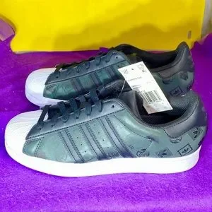 adidas | Shoes | Adidas Superstar Black Monogram Logo